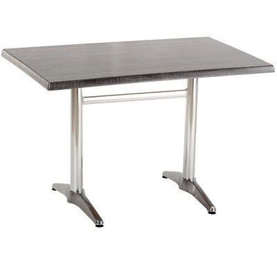Table 110 x 70 cm gris cendré