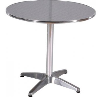 Table inox diamètre 80 cm usage INTERIEUR