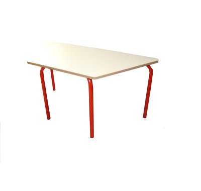 Table Lydie trapèze 120 x 60 x 60 cm T2 Rouge