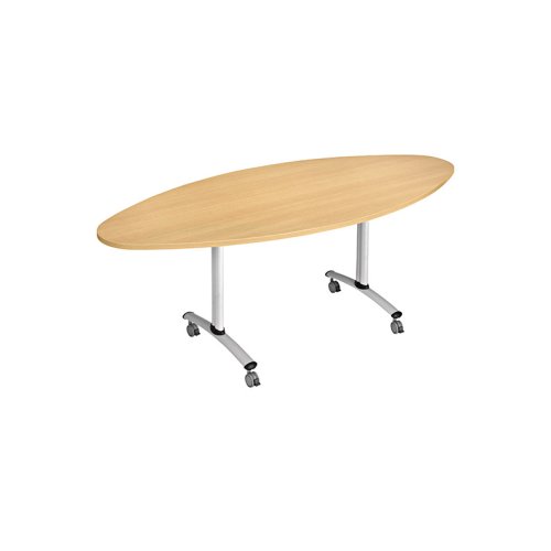 Table abattante MIKADO ovale 200x90cm