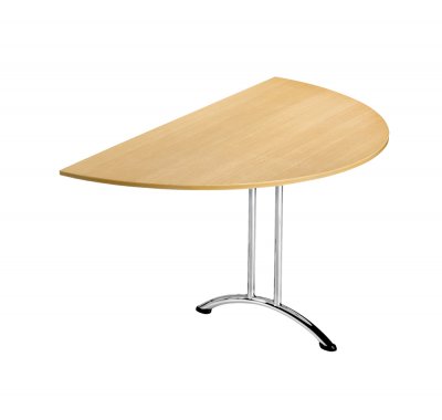 Table pliante KOBE 160x80 cm demi rond