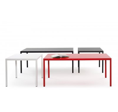 Table POKER 4 pieds en aluminium long. 180 cm