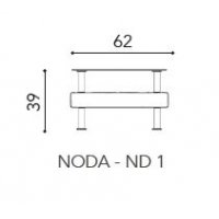 Table basse NODA 62x62