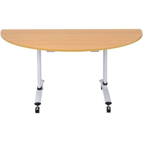 Table abattante MIKADO demi-rond 140 cm