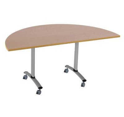 Table abattante MIKADO demi-rond 160 cm