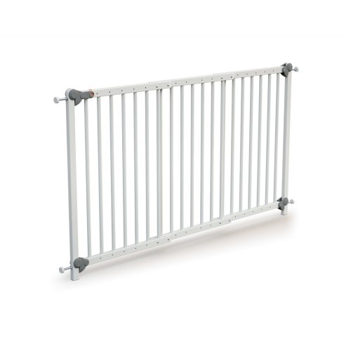 Barrières de sécurité 73-152 cm Blanc et gris