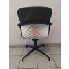 Fauteuil KEYN noir 4 pieds recondiitonné - Herman MILLER