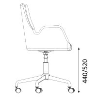 Fauteuil LILLY pour le télétravail ou la réunion